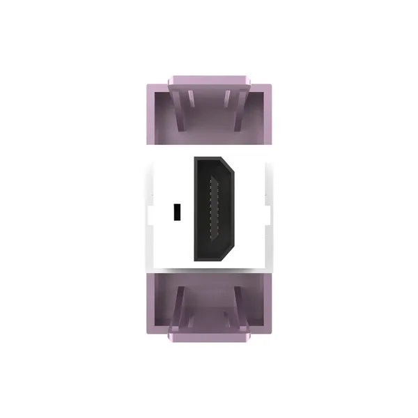 Розетка HDMI 2.0, цвет розовый (механизм) Livolo — фото 4
