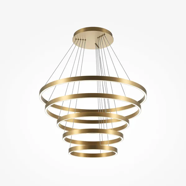 Подвесной светильник LED 173Вт Латунь IP20 Rim MOD058PL-L200BSK Maytoni — фото 3