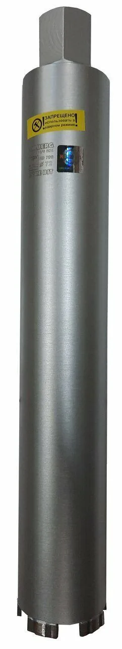Коронка алмазная 72*450 Laser 1 1/4 UNC HD709 Hilberg — фото 4