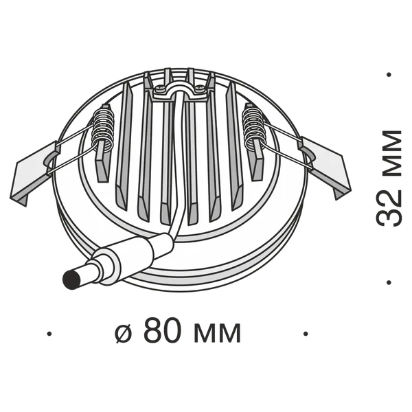 Встраиваемый светильник 7Вт 4000K Белый IP20 Phanton DL2001-L7W4K Technical Maytoni — фото 4