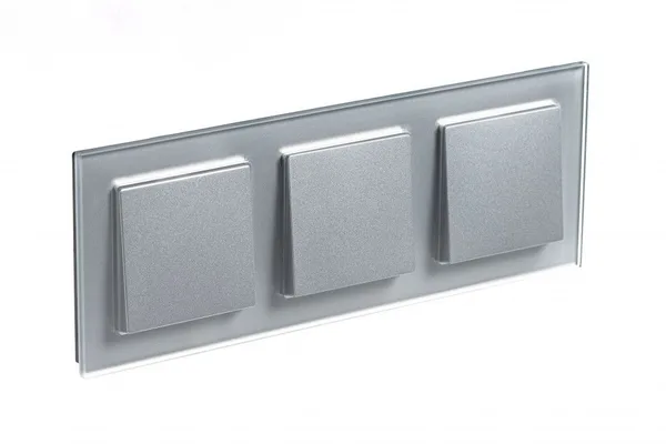 ATLASDESIGN NATURE Рамка СУ 3 пост . органическое стекло алюминий IP20 Schneider Electric Systeme Electric (Schneider Electric) — фото 2