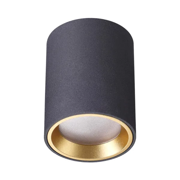 Потолочный св-к GU10 50W IP54 AQUANA черный/металл ODEON LIGHT