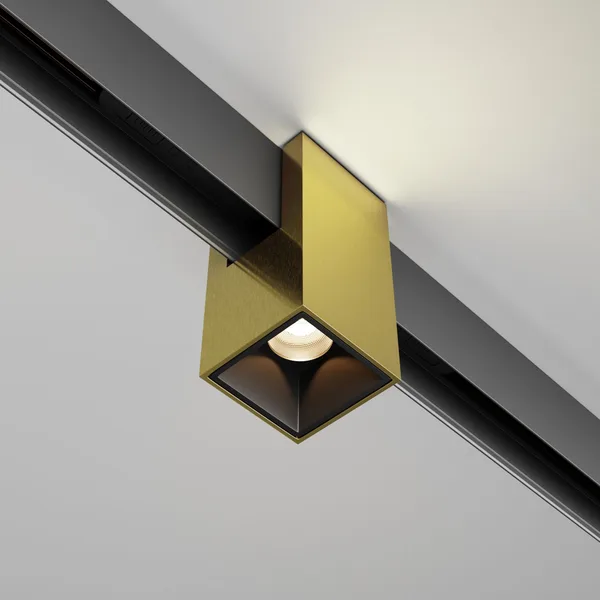 Трековый светильник LED 7Вт Латунь IP20 Magnetic track system Exility TR121-2-7W3K-BS Technical Maytoni — фото 3