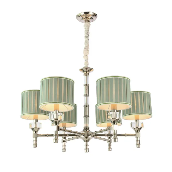 Люстра подвесная Никель/Оливковый E14 6*40Вт SL1121.103.06 ST LUCE