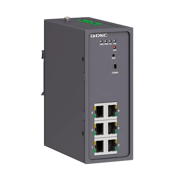 Промышленный управляемый коммутатор, арт. N2000-6T-P1 DKC
