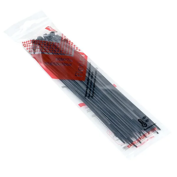 Хомут P6,6 стандартный (ч), 3,6x200 (50шт) FlexLock PROxima EKF