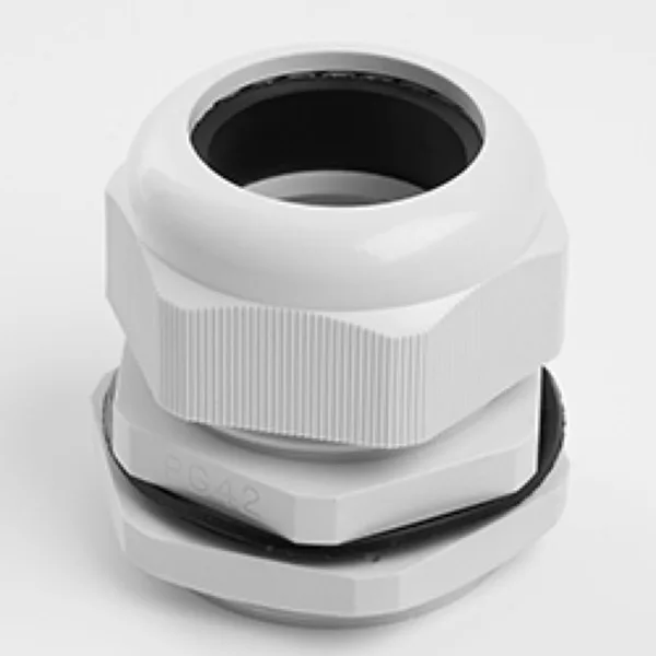 Сальник PG42 диаметр проводника 32-38 мм STEKKER, IP54, серый (DIY упаковка 1 шт)