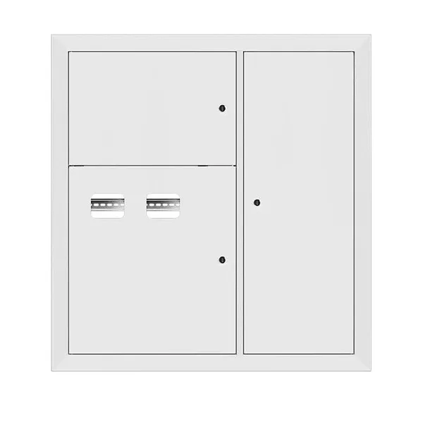 Щит этажный 2 кв, RAL9003 (1000х950х150) Basic EKF