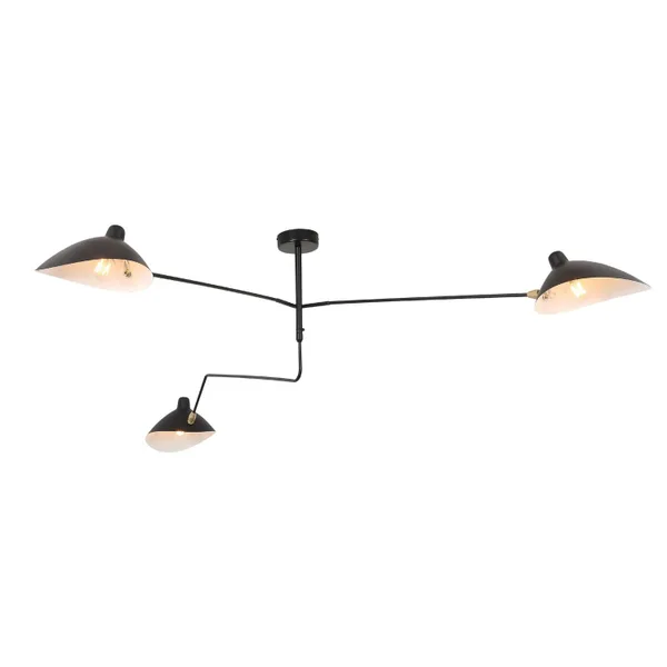 Люстра потолочная Черный/Черный, Белый E27 3*60Вт SL305.402.03 ST LUCE