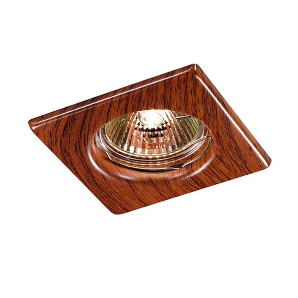 Встр.НП св-к IP20 GX5.3 50W 12V WOOD красное дерево NOVOTECH