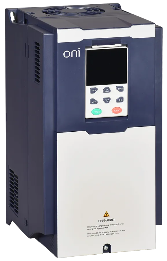 Преобразователь частоты K750 380В 3Ф 7,5-11кВт 17-25А со встроенным тормозом ONI IEK