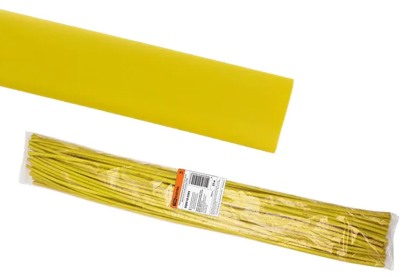 Термоусаживаемая трубка ТУТнг 40/20 желтая по 1м (25 м/упак) TDM — фото 2