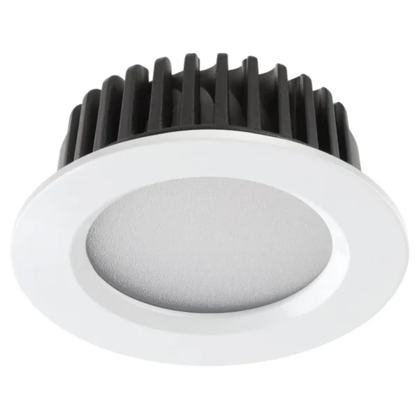 Встр.св-к IP44 LED 4000K 10W 100-265V DRUM белый NOVOTECH