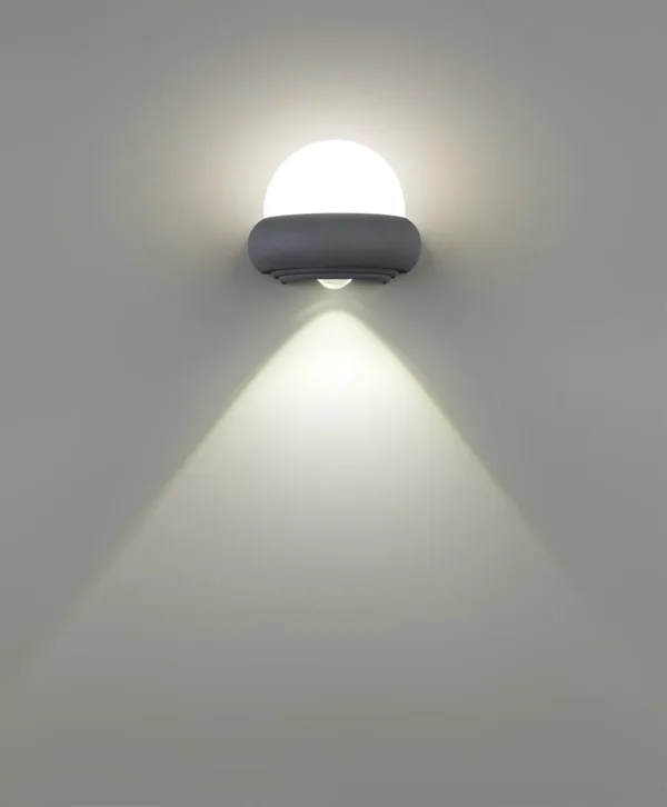 Ландшафтный настенный св-к IP54 LED 4000K 7W 85-265V CALLE темно-серый NOVOTECH — фото 4