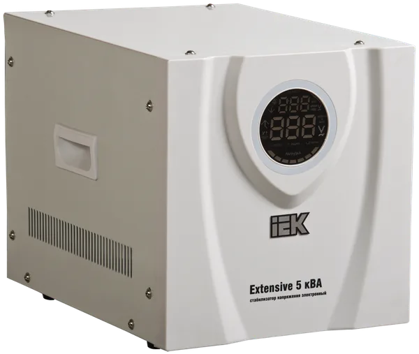 Стабилизатор напряжения переносной EXTENSIVE 5кВА IEK