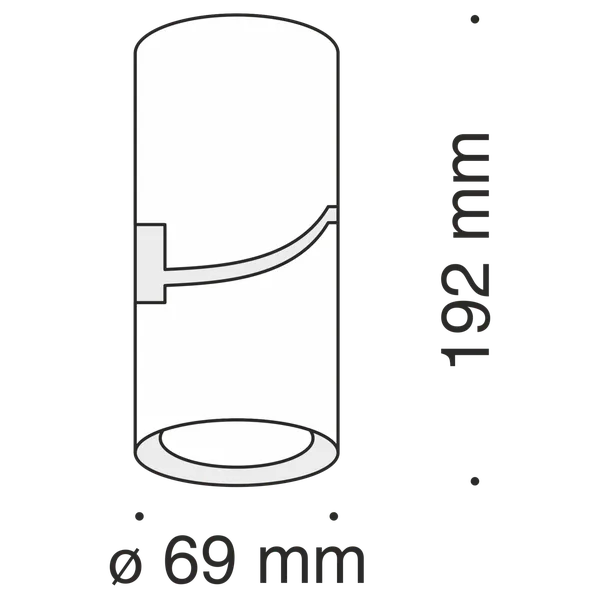 Потолочный светильник 10Вт 3000K Белый IP20 Tube C019CW-01W Technical Maytoni — фото 2