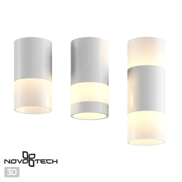 Св-к накл.IP20 LED 4000K 7W вниз + 3W вверх 220-240V ELINА белый NOVOTECH — фото 3