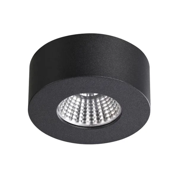 Потолочный св-к IP20 LED 7W 771Лм 3000K BENE черный/металл ODEON LIGHT