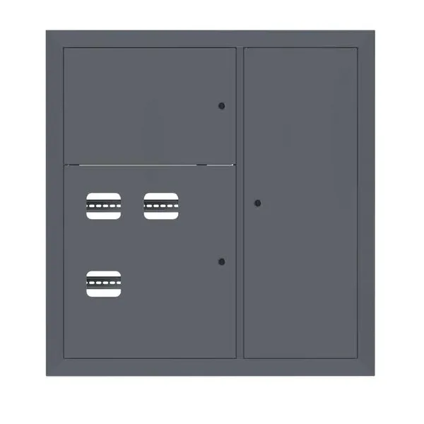 Щит этажный 3 кв, RAL7024 (1000х950х150) PROxima EKF