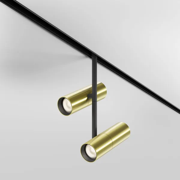Трековый светильник LED 24Вт Черный и Латунь IP20 Magnetic track system Exility TR005-2-2X12W3K-BBS Technical Maytoni — фото 3
