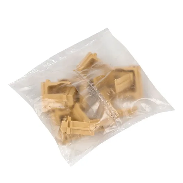 Крепеж-клипса d25 мм (10 шт) светлое дерево EKF-Plast — фото 2