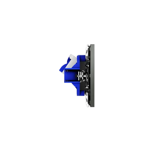 Розетка компьютерная встраиваемая Voltum S70 RJ45 КАТ.6, (титан) — фото 23