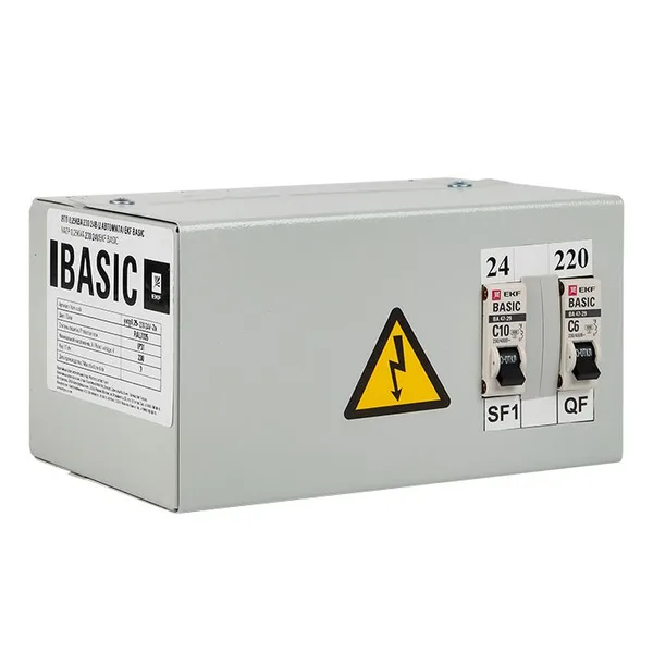 Ящик с понижающим трансформатором ЯТП 0,25кВА 220/24В EKF Basic