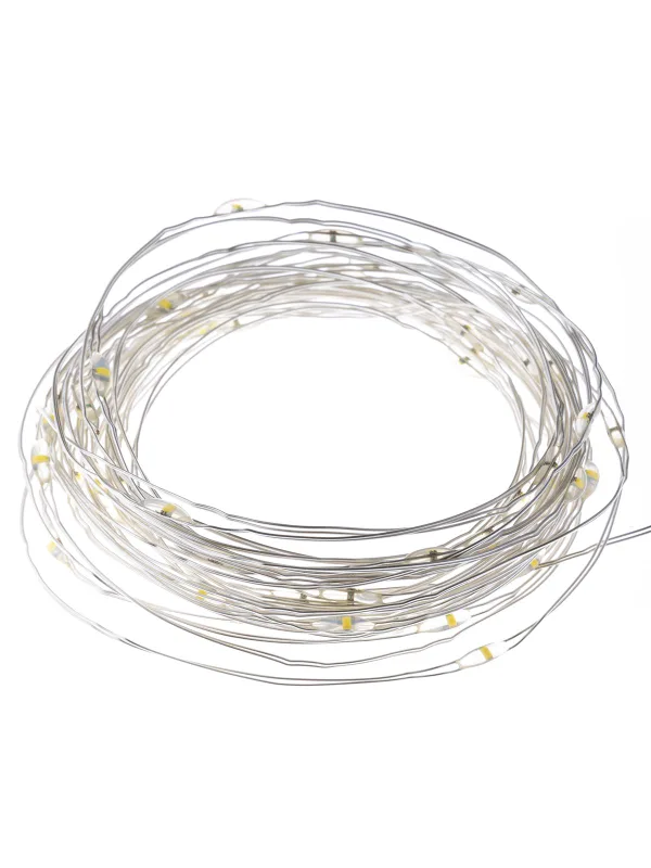 Гирлянда светодиодная "Роса20" 20LED, 2м, 3000К, 2хАА, TDM — фото 3