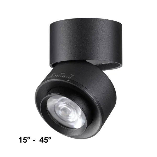 Св-к накл.св/д IP20 LED 4000К 18W 220V EDDY черный NOVOTECH
