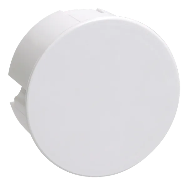 Коробка распаячная КМ41004 d80x40мм для твердых стен (с крышкой) IEK