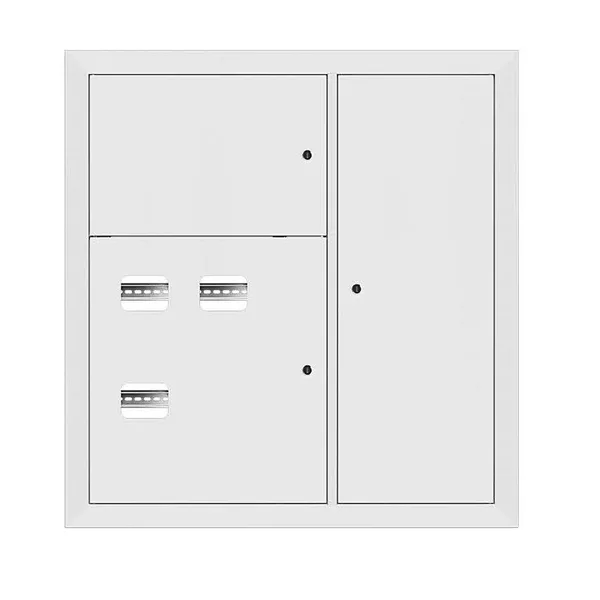 Щит этажный 3 кв, RAL9003 (1000х950х150) Basic EKF
