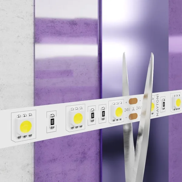 Лента светодиодная 24В 5050 14,4Вт/м 60LED/м 6000K 5м IP20 Technical Maytoni — фото 4