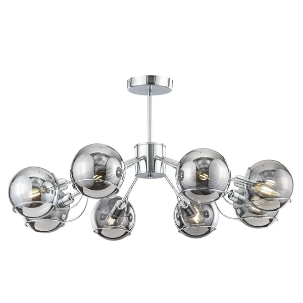 Люстра 8*E14 40Вт Хром IP20 Sally FR5014PL-08CH Freya