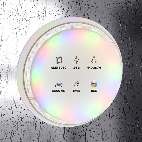 Лента светодиодная 24В 5050 14,4Вт/м 60LED/м RGB 5м IP65 Technical Maytoni — фото 3