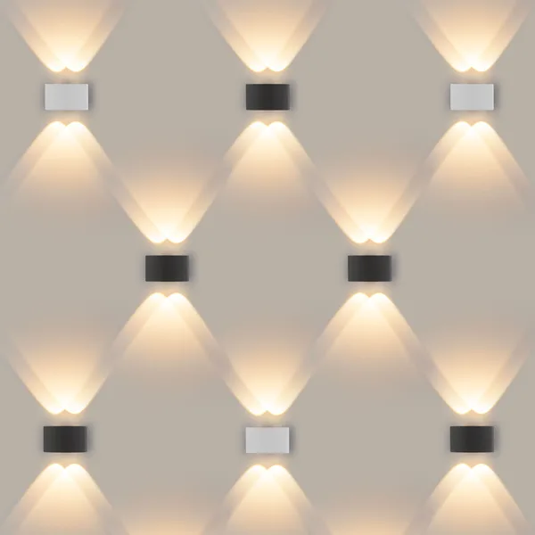 Уличный настенный светодиодный светильник 4Вт 3000К серый IP54 1555 TECHNO LED Twinky double Elektrostandard — фото 2