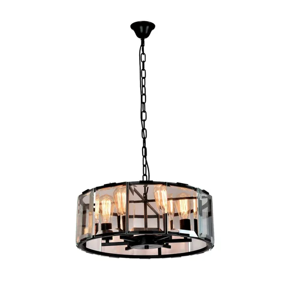 Люстра подвесная Черный/Прозрачный E27 7*60Вт SL276.403.07 ST LUCE
