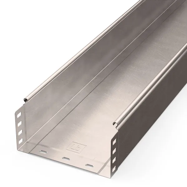 Лоток неперфорированный Стандарт INOX (AISI 409) 200х100х3000 (0,8 мм) (6 м/уп) Промрукав