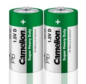 Элемент питания HEAVY DUTY Green R20/373 2S Camelion