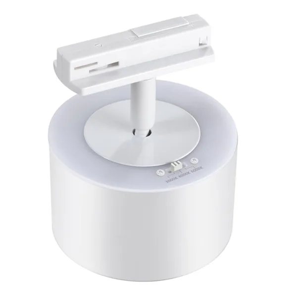 Св-к трековый с перекл.цв.темп.IP20 LED 3000К/4000К/6000К 12W вниз+3W вверх белый NOVOTECH — фото 6