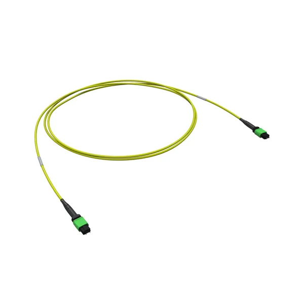 Оптическая соединительная сборка 12ОВ 9/125 OS2, 1xMTP(12)m/1xMTP(12)m, тип B, 35м DKC