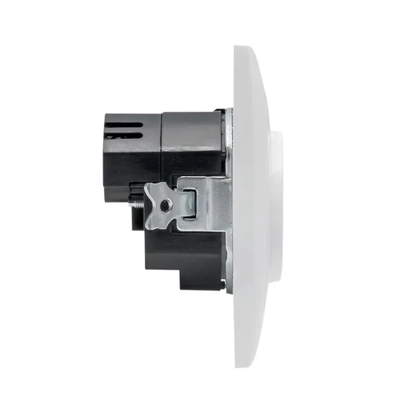 Валенсия Розетка 1-местная с/з 16А белая с защ, штор, с 2 USB 2,1А EKF — фото 5