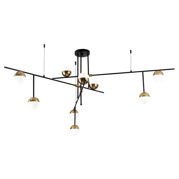Люстра потолочная Черный/Белый, Золотистый G9 9*5Вт 4000К SL1507.422.09 ST LUCE