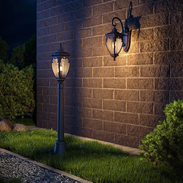 Ландшафтный светильник 60Вт Бронза Антик IP44 Fleur O414FL-01BZ1 Outdoor Maytoni — фото 4