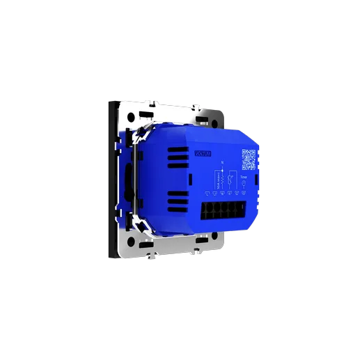Терморегулятор электронный Voltum S70 с индикацией и датчиком, для теплого пола, (черный матовый) — фото 9