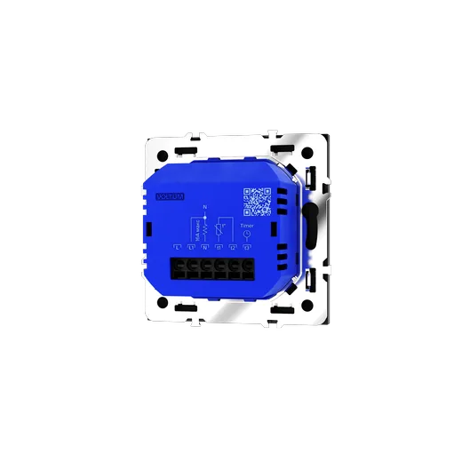 Терморегулятор электронный Voltum S70 с индикацией и датчиком, для теплого пола, (черный матовый) — фото 5