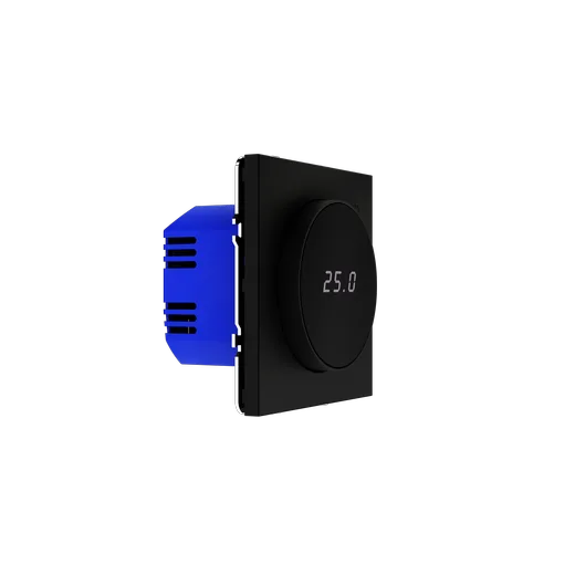 Терморегулятор электронный Voltum S70 с индикацией и датчиком, для теплого пола, (черный матовый) — фото 21