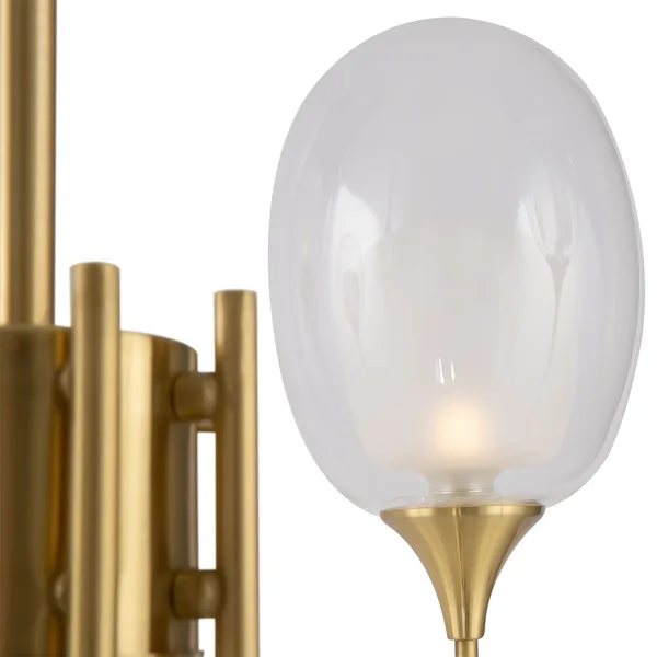 Подвесной светильник 8*E14 60Вт Латунь IP20 Aura MOD016PL-08BS Maytoni — фото 4