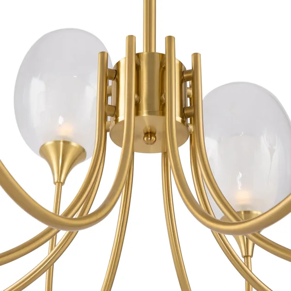 Подвесной светильник 8*E14 60Вт Латунь IP20 Aura MOD016PL-08BS Maytoni — фото 3