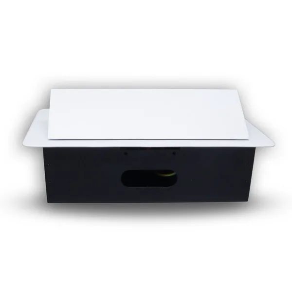 Розетка горизонтальная выдвижная 2 Euro 16А, 2 USB A с блоком 5В/2.1А, 2 RJ45 RocketSocket, проводка, цвет белый — фото 5
