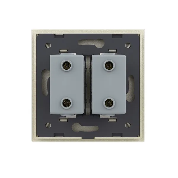 Розетка с двумя USB type-A, блоком питания 5В 2.1А 1 пост, цвет жемчужный Livolo — фото 4
